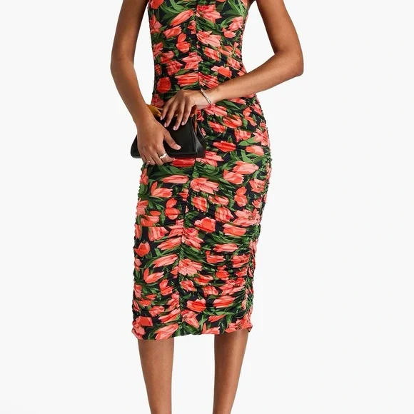 CAROLINA HERRERA
Ruched floral-print stretch-jersey midi dress - Picture 5 of 6